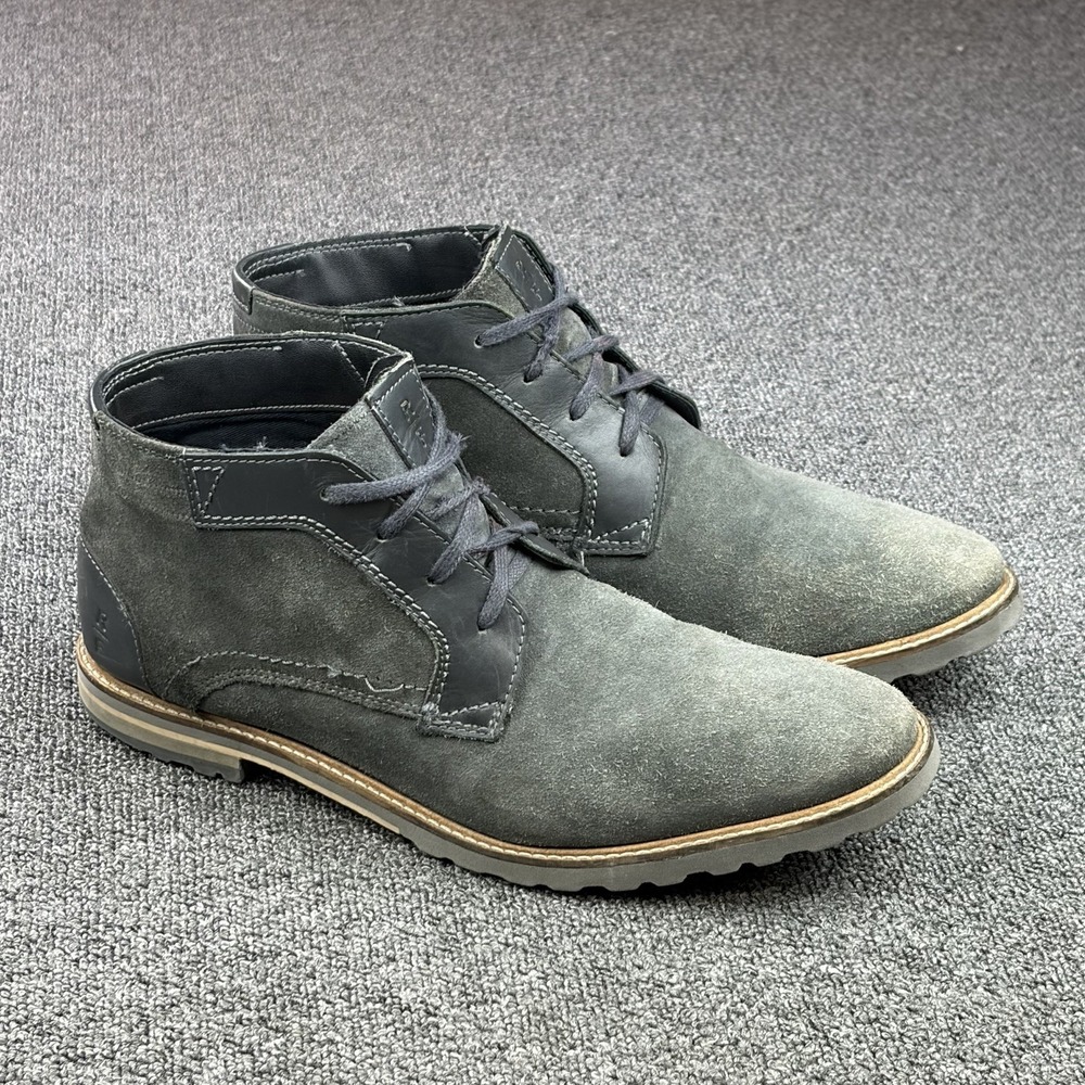 Reserved Footwear The Union RF140 Gray Suede Chukka Boots Men's Size 13